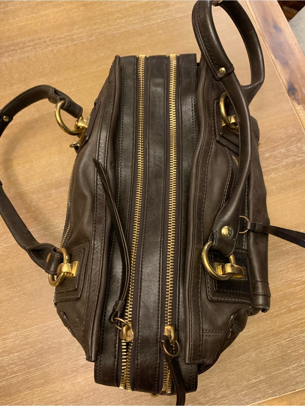 Vintage Coach  Hampton  Lindsay  Brown Leather Satchel - Picture 16 of 16